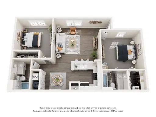 Oak Grove Apartments Floorplan 3