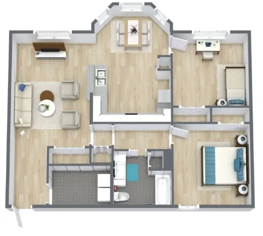 Park North Apartments Houston Floor Plan 2