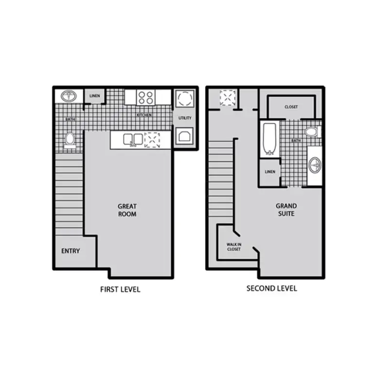 Park at North Vista Houston Apartment Floor Plan 3