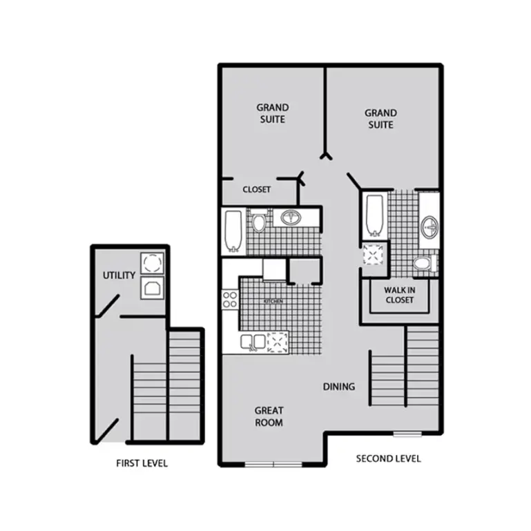 Park at North Vista Houston Apartment Floor Plan 6