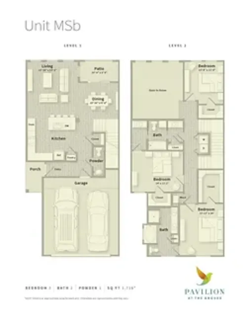 Pavilion at The Groves Houston apartment Floorplan 15