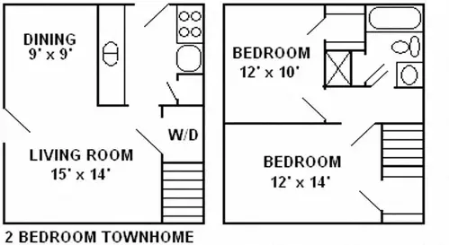 Pinewood Townhomes Floorplan 2