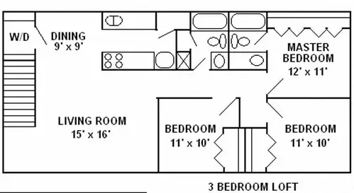 Pinewood Townhomes Floorplan 5