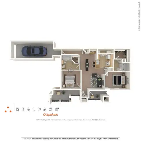 Pinnacle Apartments Floorplan 6