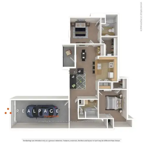 Pinnacle Apartments Floorplan 7