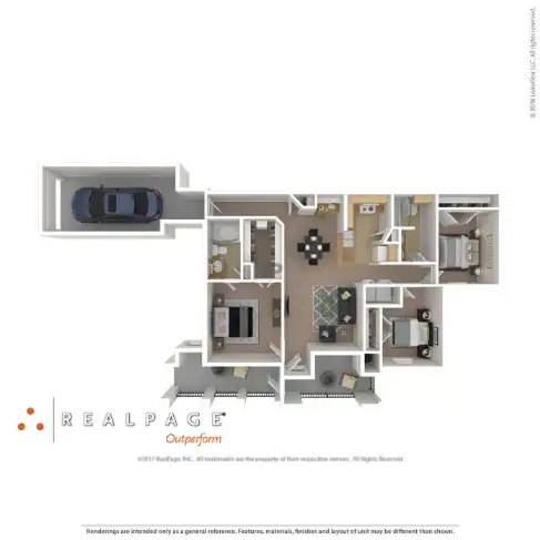 Pinnacle Apartments Floorplan 9