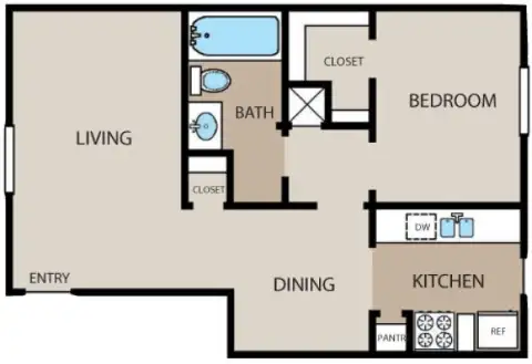 Plantation Apartments Floorplan 4