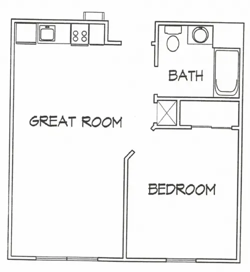 Pleasant Hill Village Houston Apartment Floorplan 2