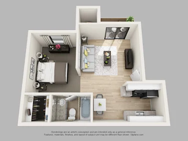 Pointe at Steeplechase Floorplan 1