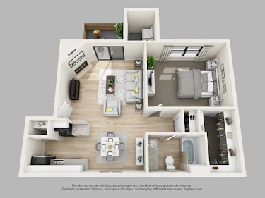 Pointe at Steeplechase Floorplan 2