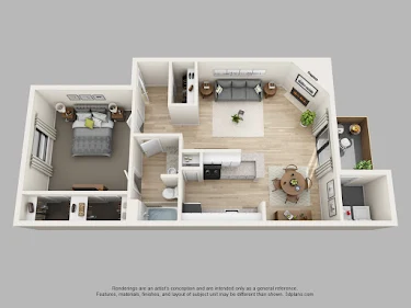 Pointe at Steeplechase Floorplan 3