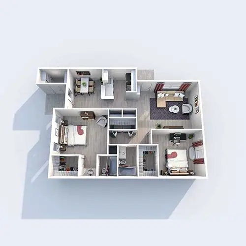 Quail Creek II Apartments FloorPlan 13