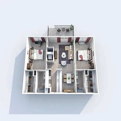 Quail Creek II Apartments FloorPlan 14