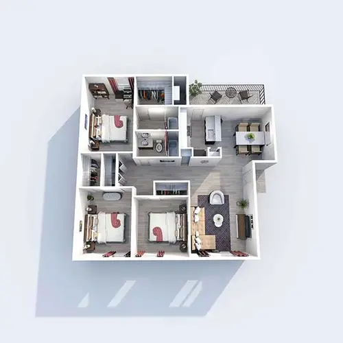 Quail Creek II Apartments FloorPlan 18