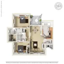 Quail Ridge Apartments Hempstead Houston Apartment Floor Plan 2