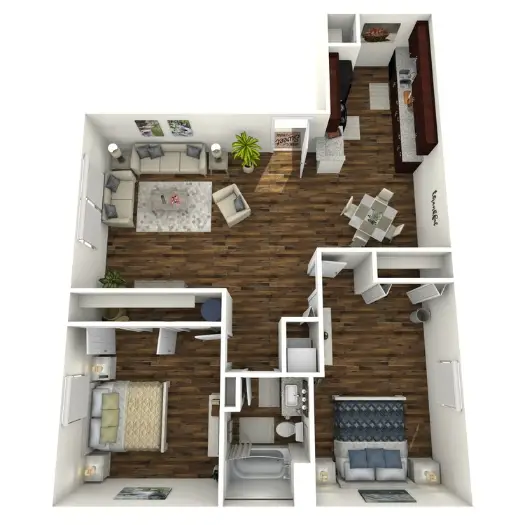 Residence at Garden Oaks Floorplan 7