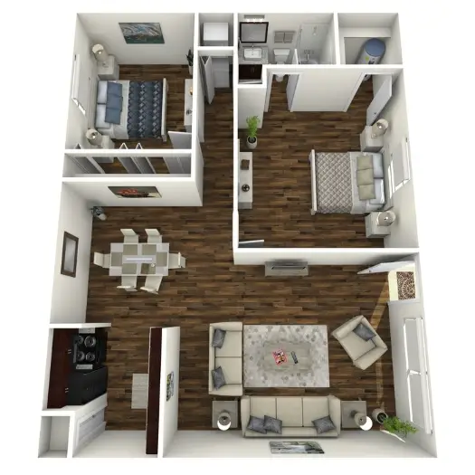 Residence at Garden Oaks Floorplan 8