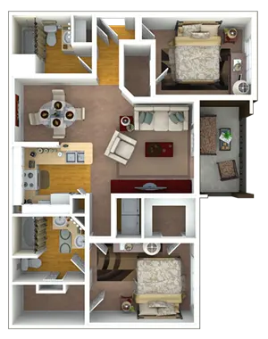 River Pointe Apartments Floorplan 5