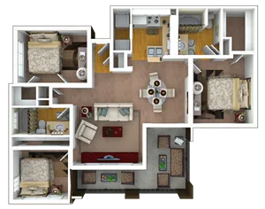 River Pointe Apartments Floorplan 6