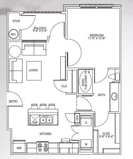 Rutherford Park Houston Floorplan 1