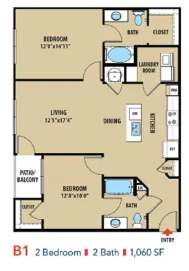 SYNC at Spring Cypress Houston Apartment Floor Plan 4