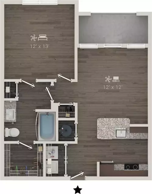 Sire Kingwood Floorplan 1