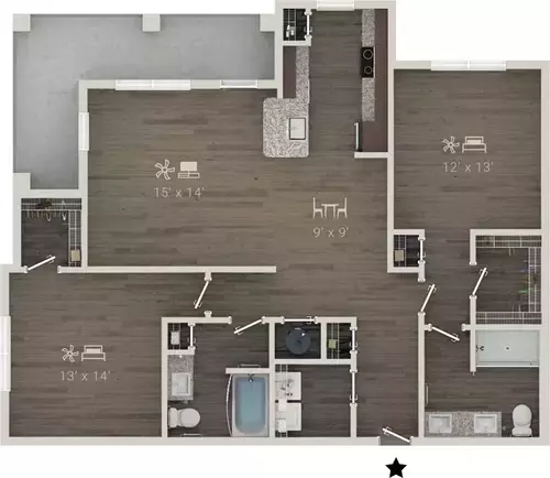 Sire Kingwood Floorplan 4