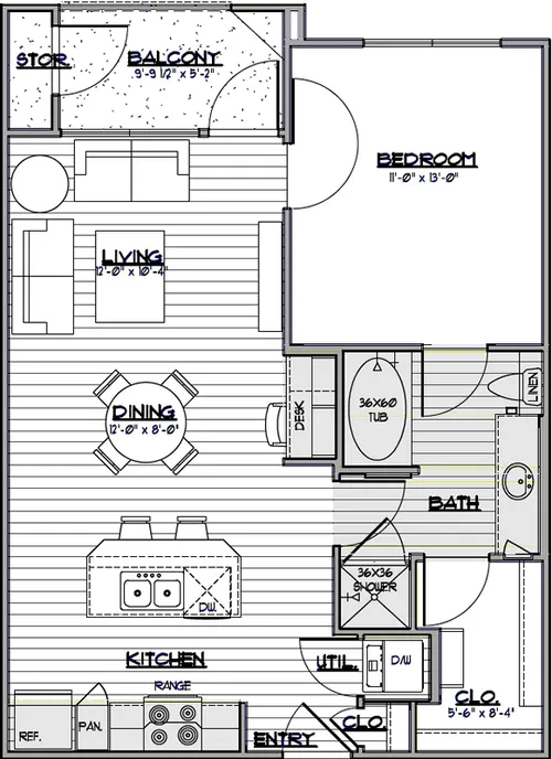 Somerset Lofts Floorplan 1