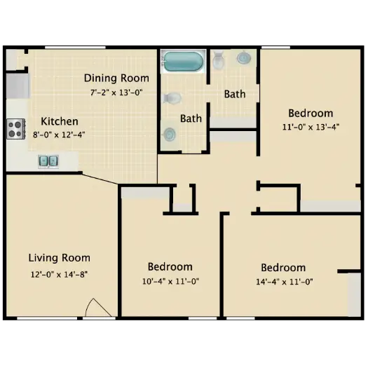 Sterlingshire Apartments Floorplan 3