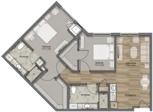 StoneCreek of Copperfield Houston Apartment Floor Plan 11