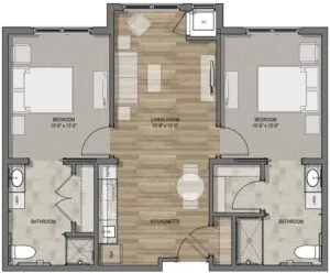 StoneCreek of Copperfield Houston Apartment Floor Plan 8