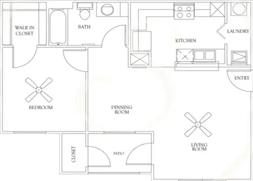 Stonehaven Apartments FloorPlan 1