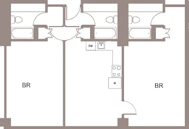 Teak Apartments Floorplan 1