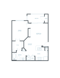 The Bennett Baytown Floorplan 1