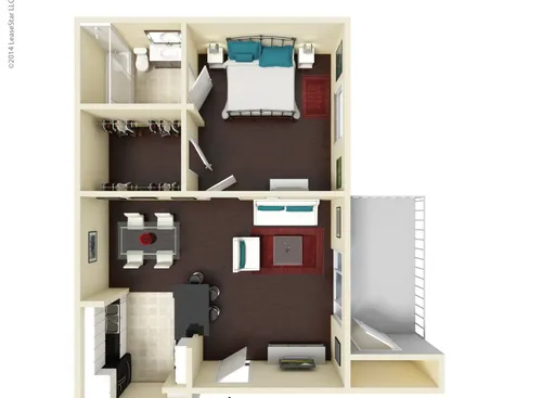 The Brighton Floorplan 1