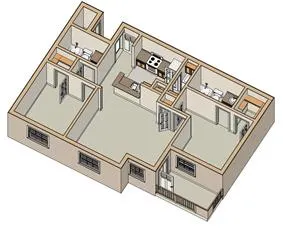 The Catania Houston Floorplan 3