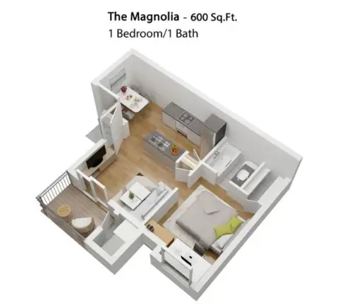 The Crossings Apartments 4200 Lockfield Houston Apartment Floor Plan 1