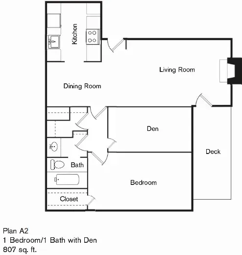 The Forest Apartments Houston Floor plan 2