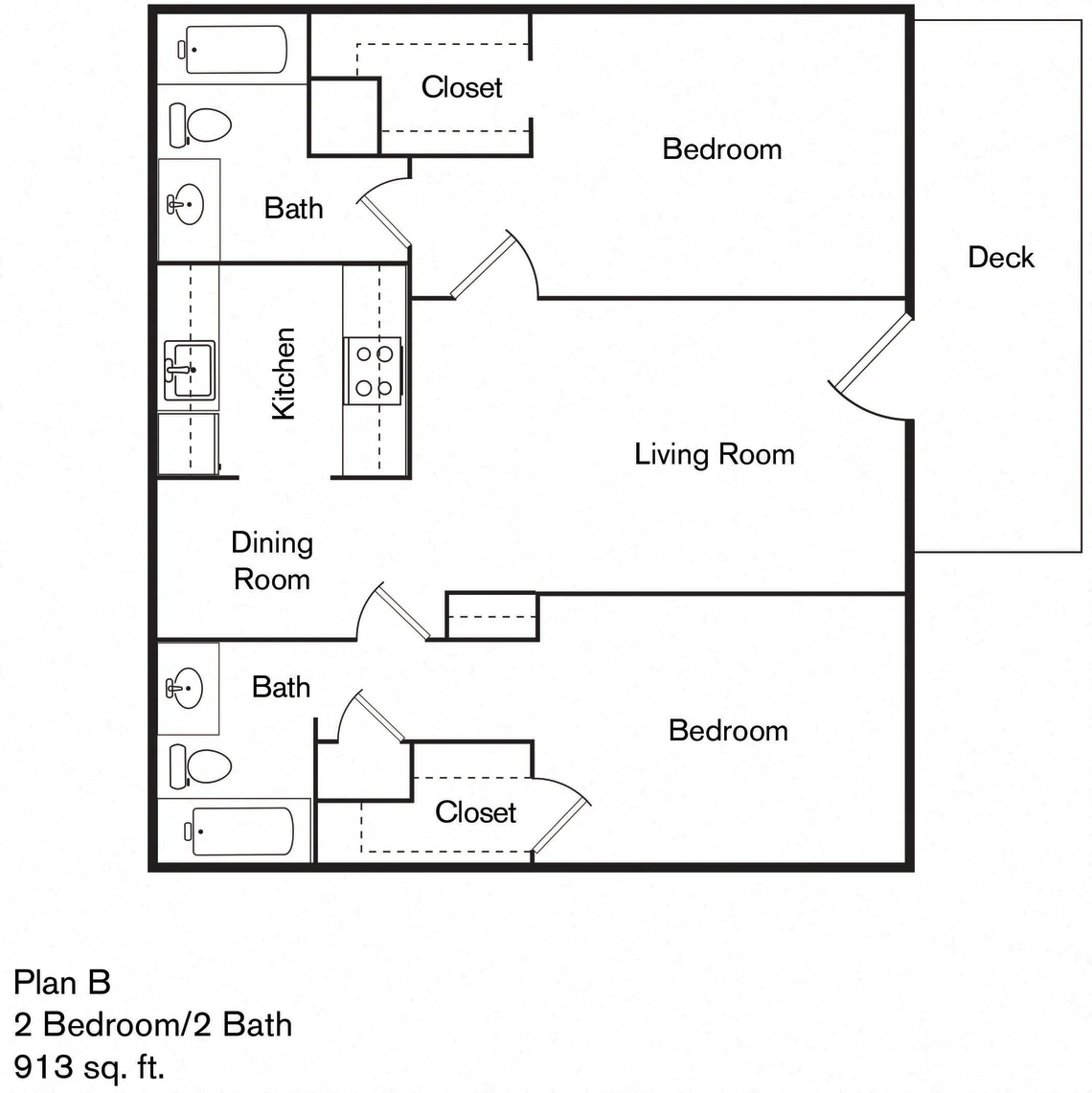 The Forest Apartments Houston Floor plan 4