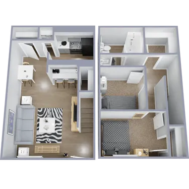 The Park at Malaga Houston Apartment Floor Plan 10