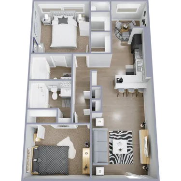 The Park at Malaga Houston Apartment Floor Plan 11