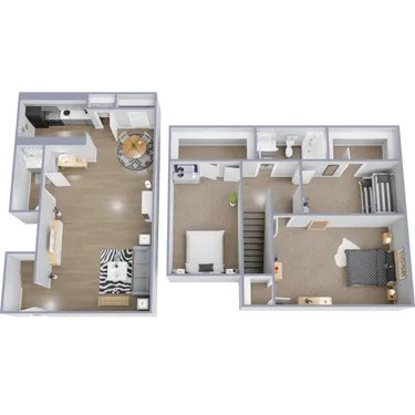 The Park at Malaga Houston Apartment Floor Plan 13