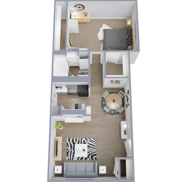 The Park at Malaga Houston Apartment Floor Plan 7