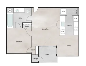 The Retreat at Steeplechase Floorplan 1