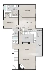 The Retreat at Steeplechase Floorplan 12