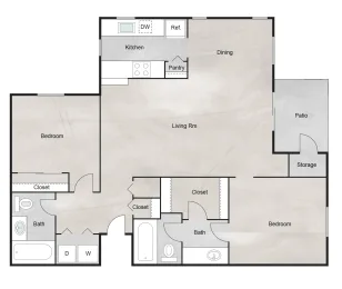 The Retreat at Steeplechase Floorplan 7