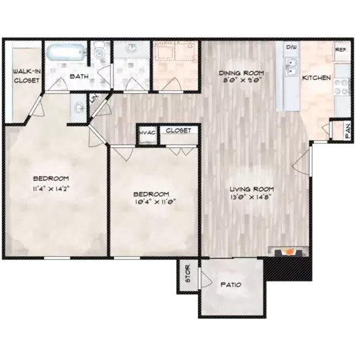 The Woods Floorplan 3