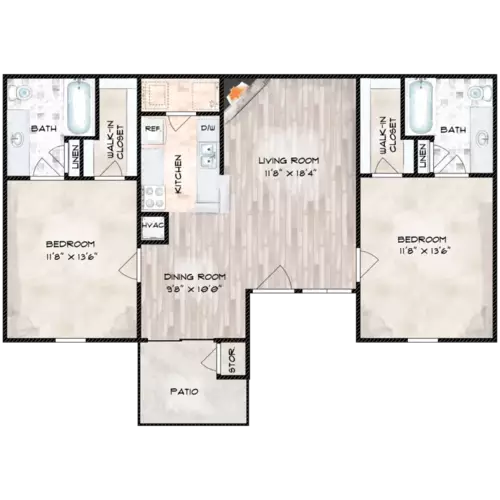 The Woods Floorplan 4