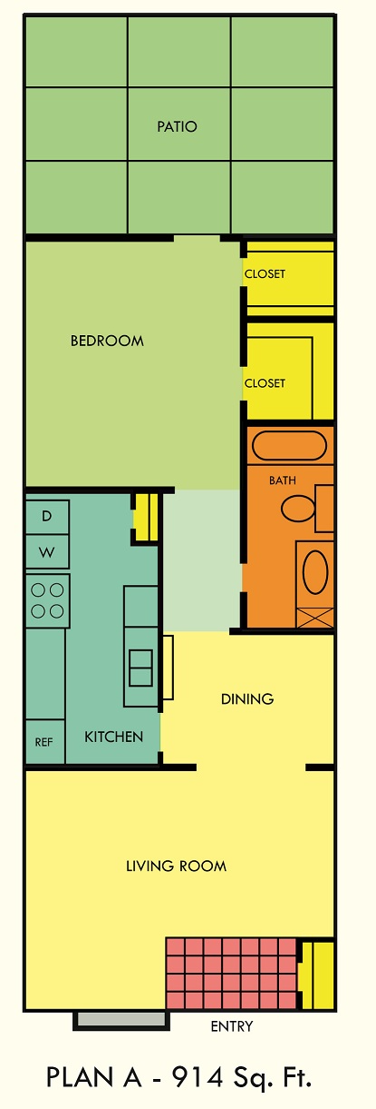 Townhomes of Bear Creek Floorplan 1