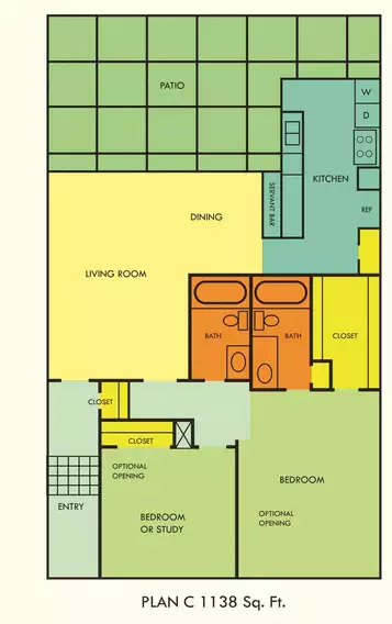 Townhomes of Bear Creek Floorplan 2